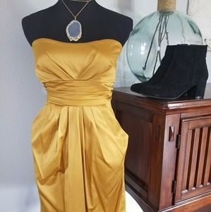 Strapless cocktail dress